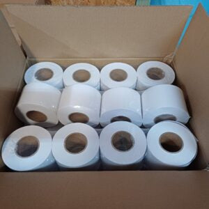 80x80mm Adhesive Thermal Cafe Takeaway-20/Carton