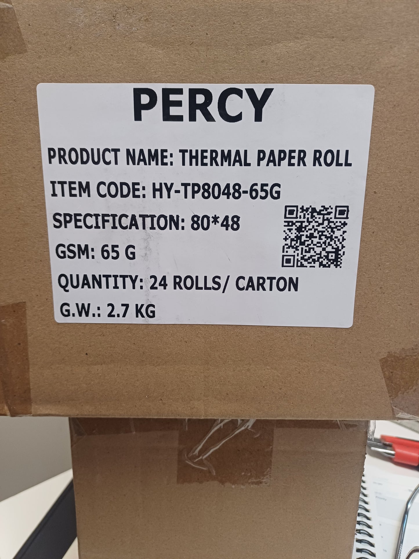 80x48 Thermal Paper Roll