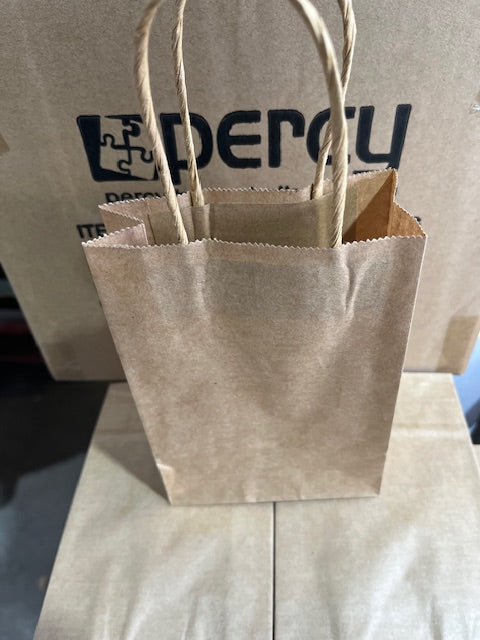 Retail Kraft Bag-Small-130x50x190mm