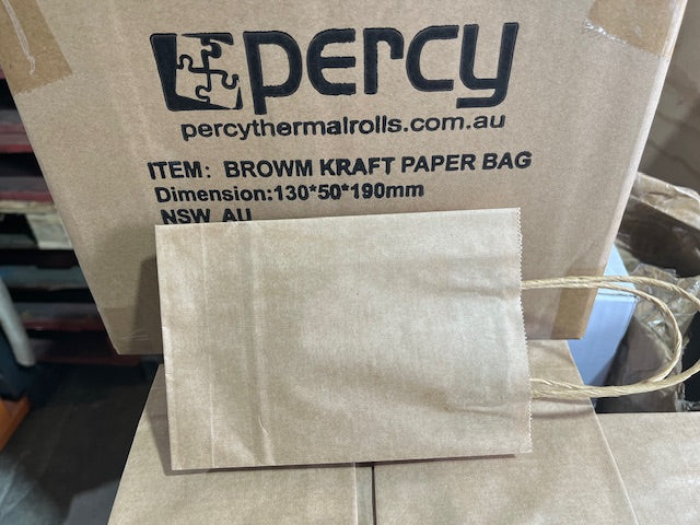Retail Kraft Bag-Small-130x50x190mm