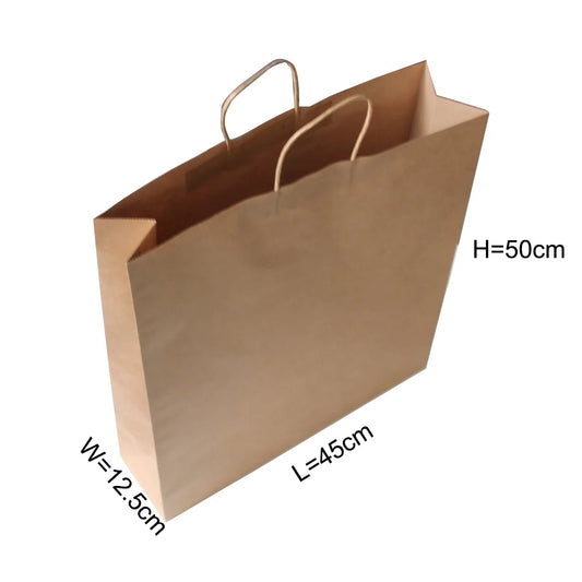 Retail Kraft Bag XLX LARGE 45x12x50cm