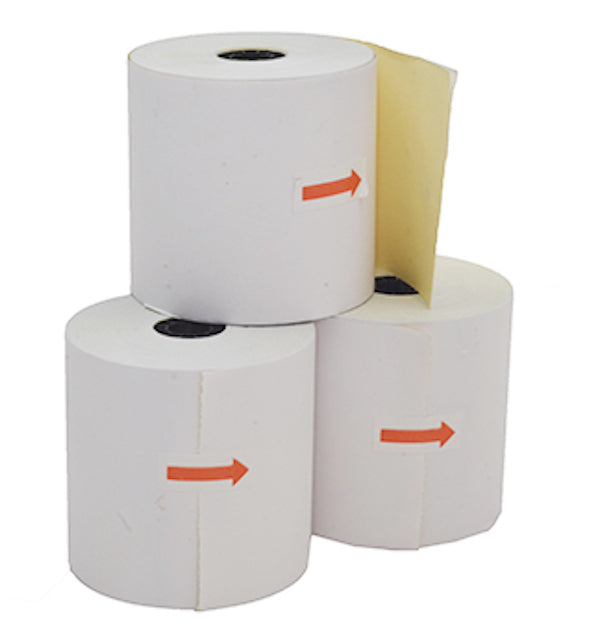76x76mm Impact 2ply Restaurant Receipt Roll-24/Carton